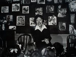 Ella Canavan Teaching a Classroom of Students 